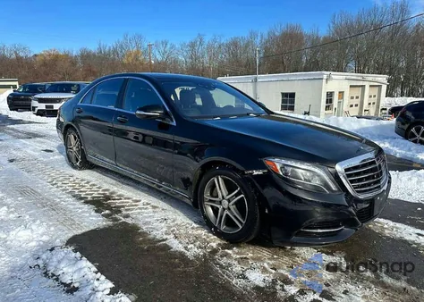 2016 Mercedes-Benz S 550 4Matic из США, поврежденный, VIN WDDUG8FB3GA225611